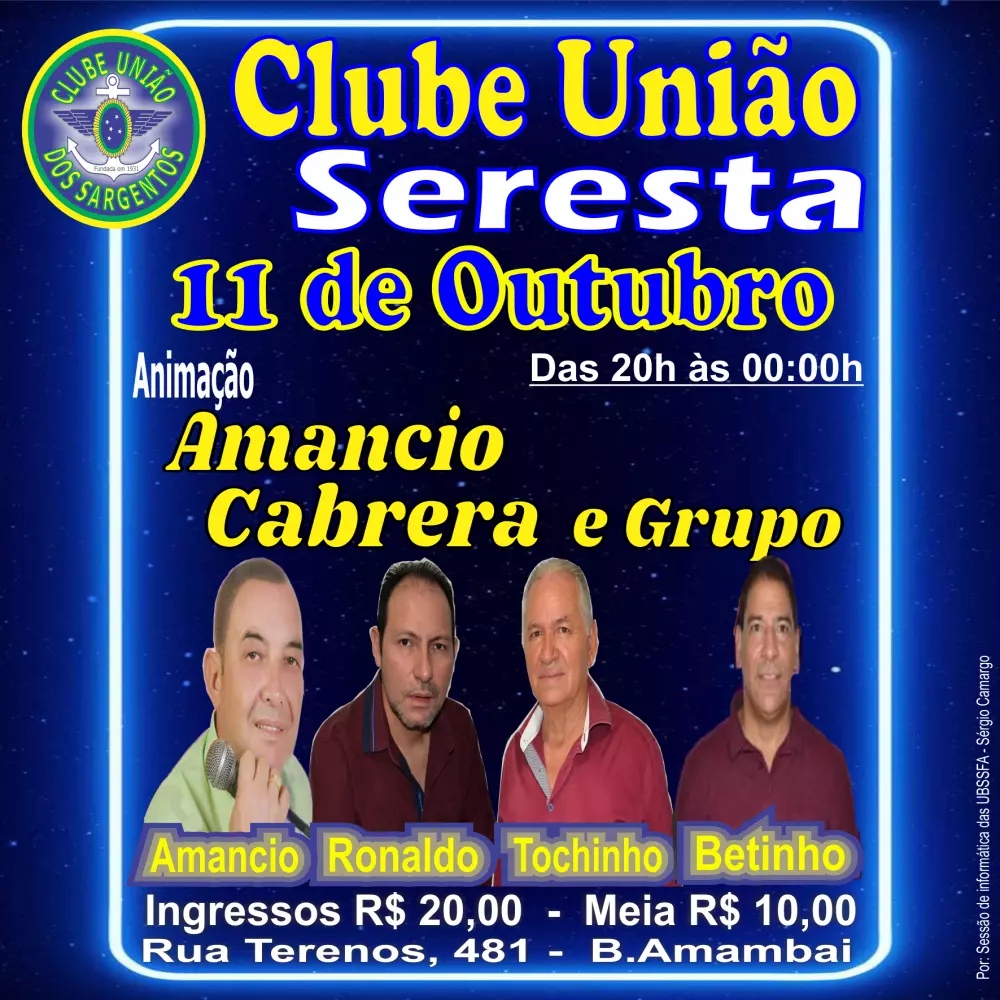 Seresta do Clube União 11/10/2023